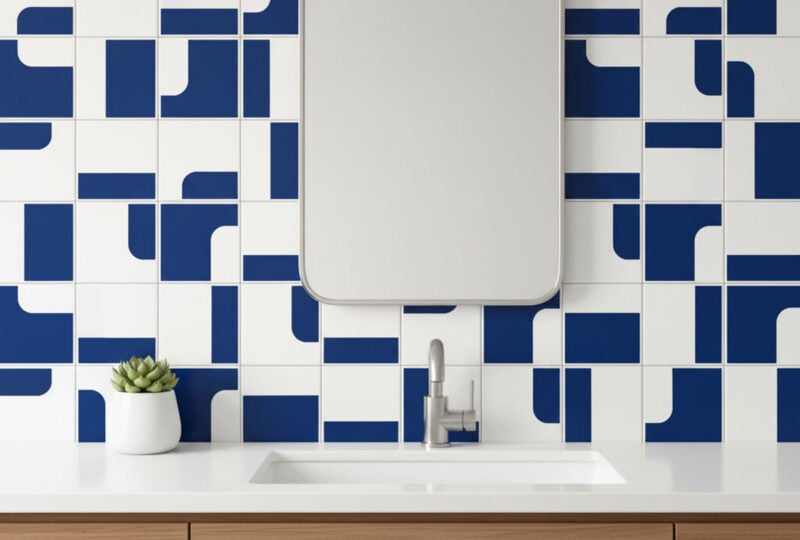 Azulejo Contemporaneo em banheiro — TAI Azulejos