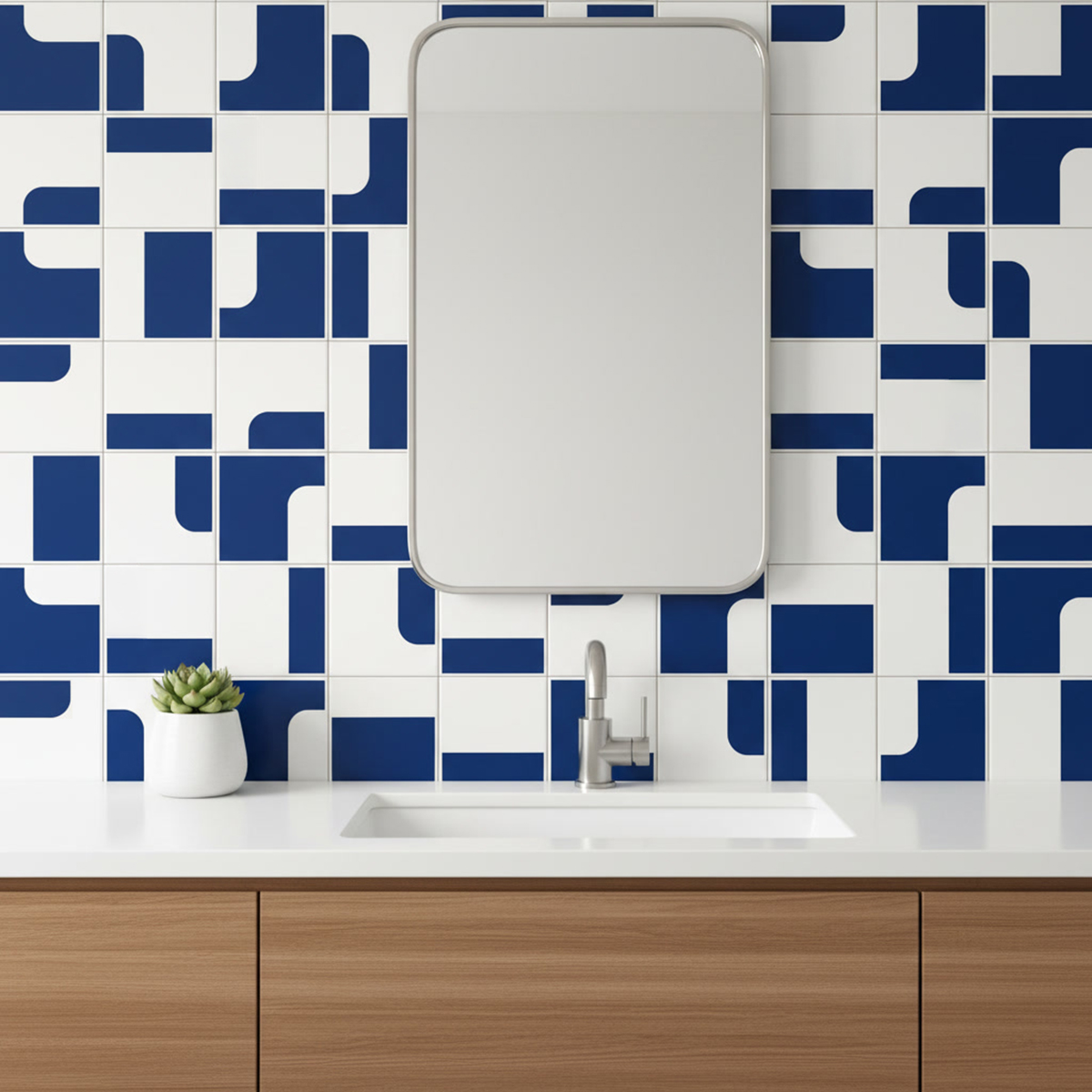 Azulejo Contemporâneo em banheiro — TAI Azulejos
